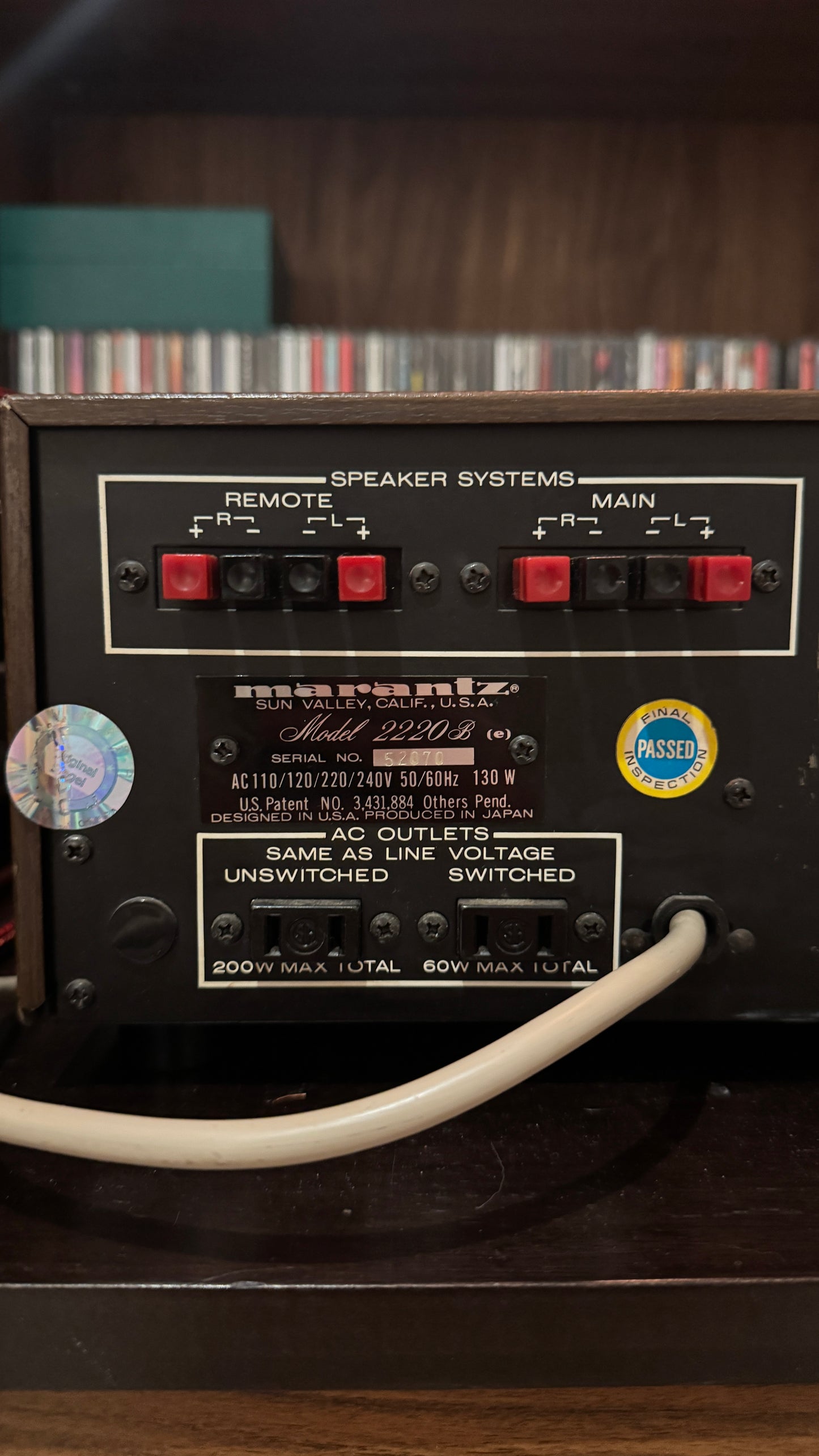 Marantz 2220B Reciever