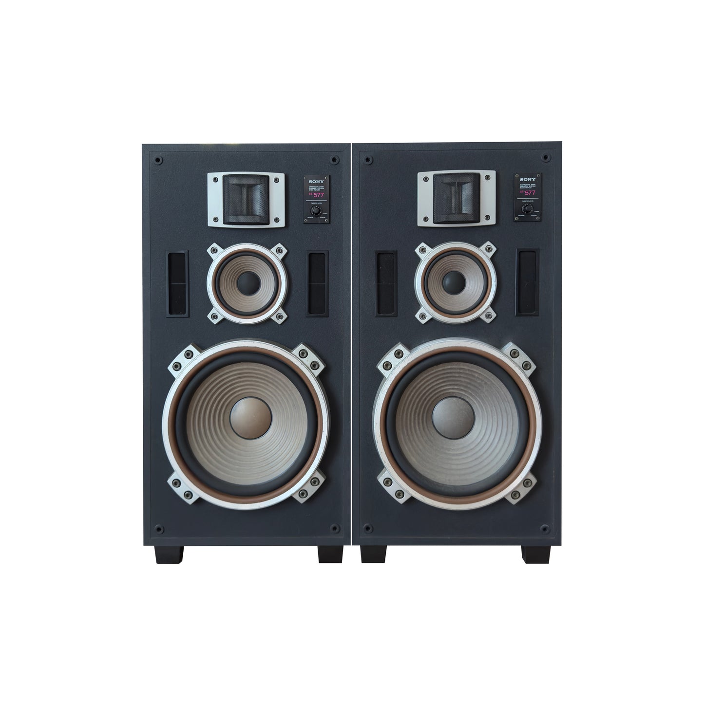 Sony SS-577 3-Way Vintage Loudspeakers