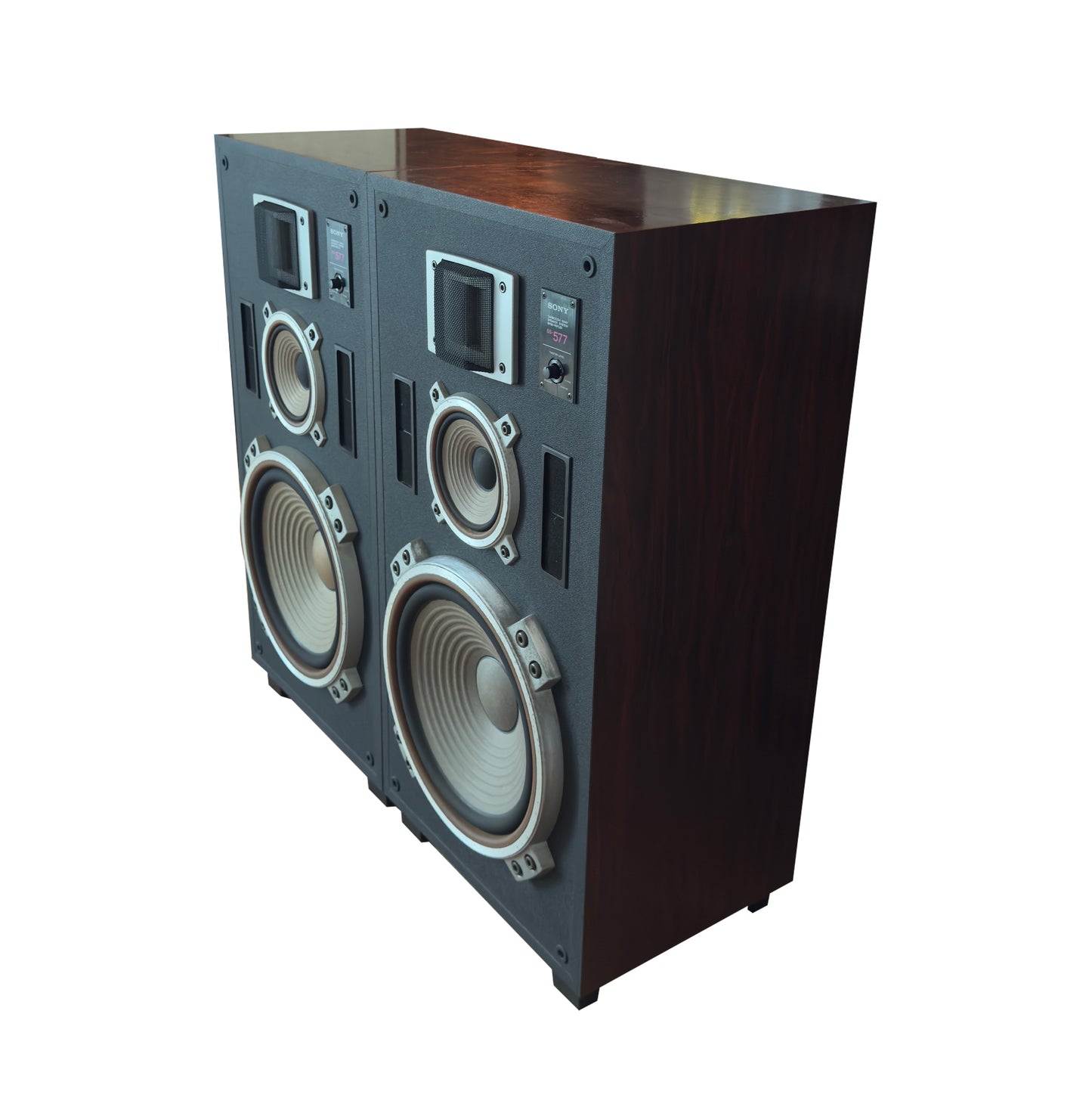 Sony SS-577 3-Way Vintage Loudspeakers